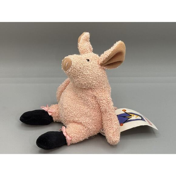 Manhattan Toy Co Mini 5" Tip Toes "Pierre Pig" Vintage 1999 NEW